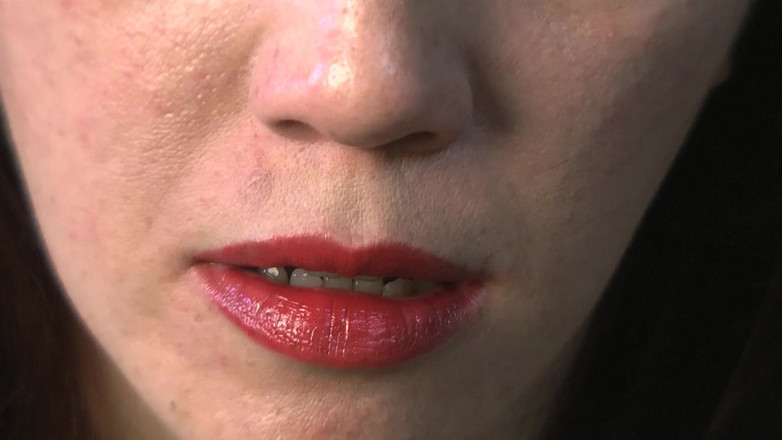 Evangelines Fetish: Cegła szminka na kanapie