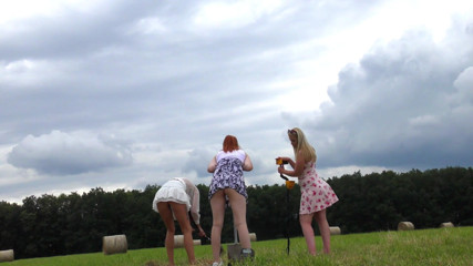 Leon Lambert Girls Twerk Parties CFNM: No panties treasure hunt