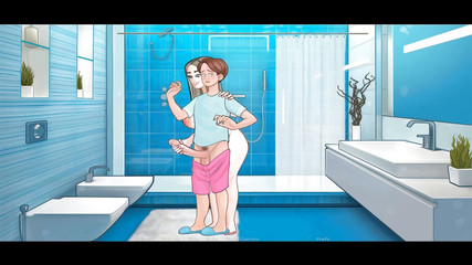 Hentai World: Sexnote se omylem šla osprchovat kamaráda