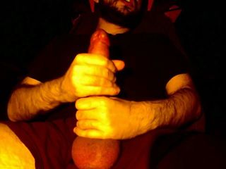 Alex Metallov: Bearded hairy man with huge cock and balls