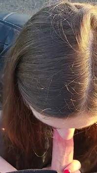 Spontaneous Blowjob Outdoors