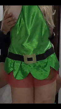 Sex with Stepson at Christmas Party. Delicious Gift Given to Me by My Big Ass Stepmother