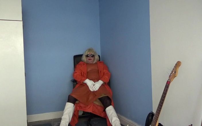 Leather Kirsten: Orange leder