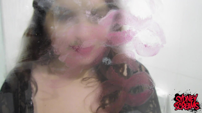 Sydney screams fetish: Shiny Red Lips on Glass - Wmv