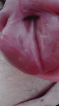 He Spermed Partially and Continued Masturbating