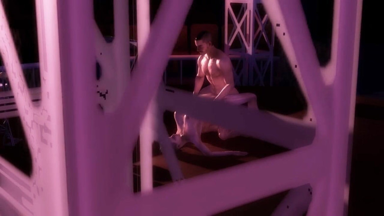 The animation shot: Genç kızı hamile bırakan yaşlı adamın cg animasyonu