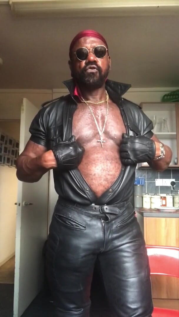 Brodyjayrichardson: Black smoking muscle Stepdaddy nipple play