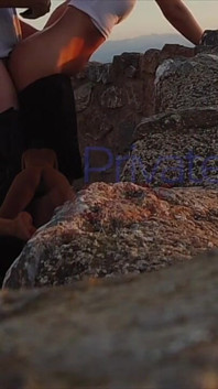 He Destroys My Ass Outdoors and in Public in a Castle Open to Visitors