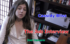 Average Joe Says Lets Fuck: Cassidy Bliss pracovní pohovor 2. kamera