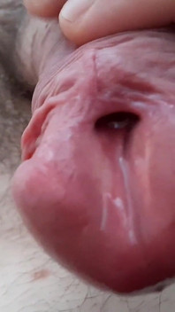 Masturbation with a Lot of Sperm