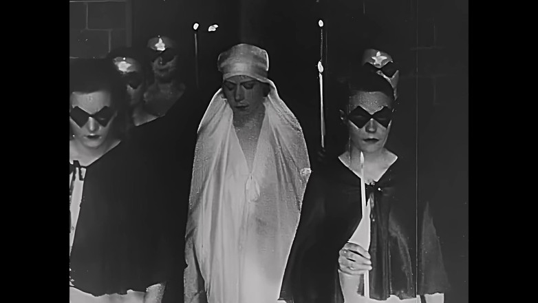 Vintage Erotic Archive: Messe Noire 1928 고요한 에로 영화 복원