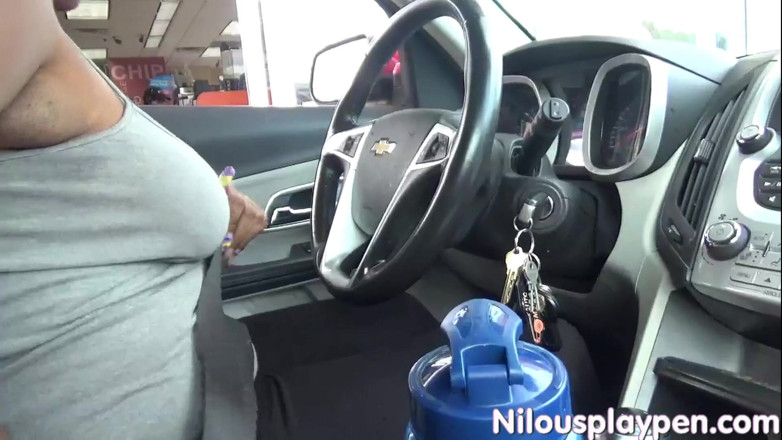 Nilou's Play Pen: Titty driving out for donuts: Nilou