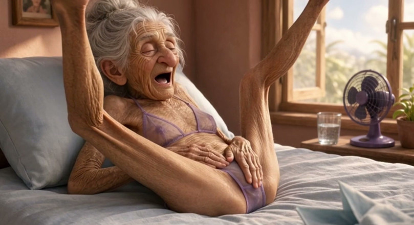 YOUR BEST FANTASY: 90 Year Old Mature Woman Has Multiple Orgasms in Bed...
