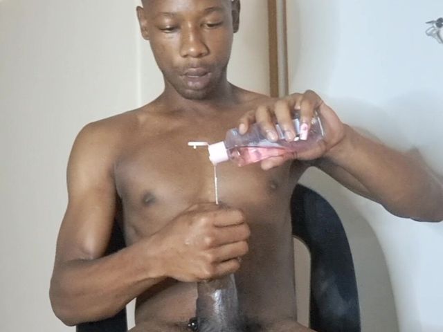 Jacking with Cockring and Riding the Dildo (Zuko)
