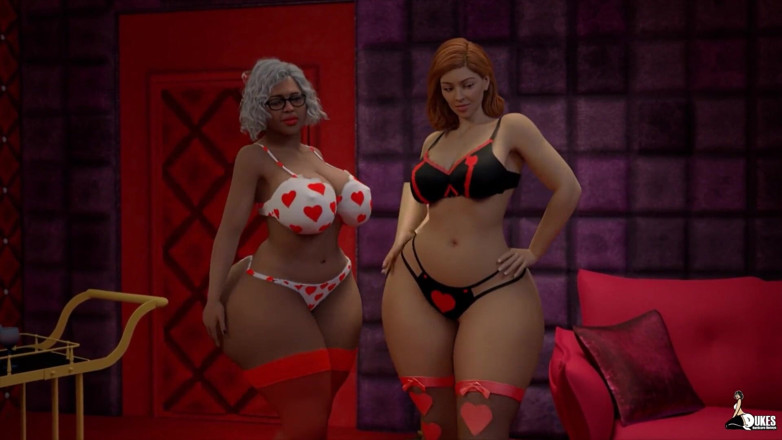 Dukes Hardcore Honeys: สาว MILF เซ็กซี่กับคุณยายหุ่นโคตรดี ร่วมทีมอมควยดำยาว