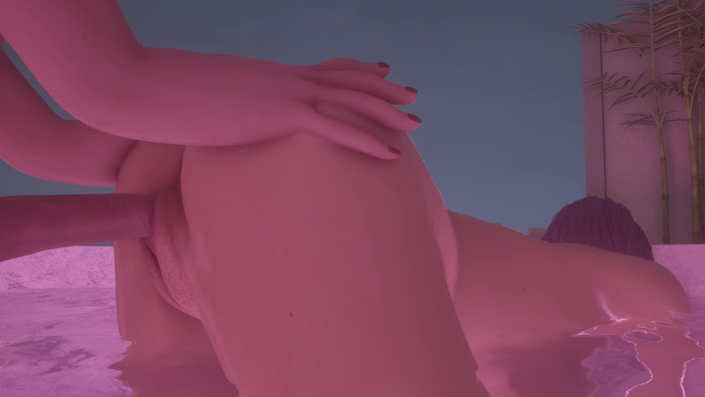 Hentaigamer18: Extended Version Outdoor Jacuzzi 3D Hentai Fuck
