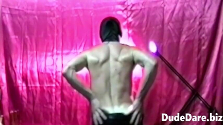 DudeDare: Naughty twink stripteasing erotically