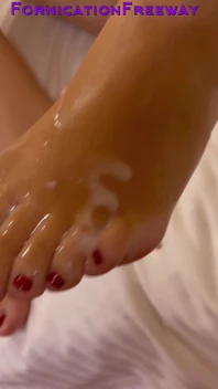 Cum Covered Toes - Fornicationfreeway