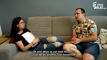 Czech Soles - foot fetish content: Vietnamlı dil dersi ayak ibadeti 2