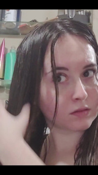Drying My Hair. I Love How It Goes From Wet to Dry and Soft