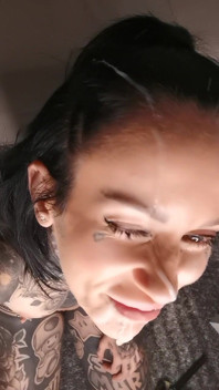 Huge cum facial