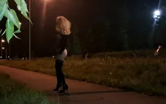 Sissy Maid Walk Night