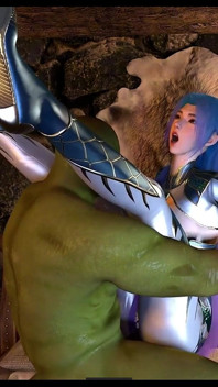 Avatar-Verführerin von Pixel Paradise mit großem schwanz - 3D-Animation Hentai