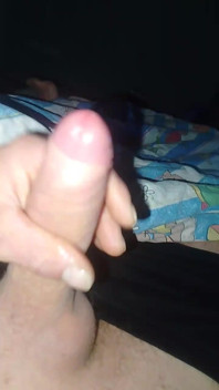 German Uncut Cock Masturbate After Work