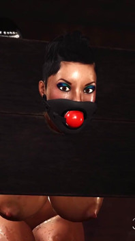 Ich bin deine stiefmutter - mit ball geknebeltes mädchen in Zurückhaltungen wird im keller hart gefickt