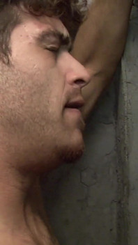 Gay Gloryhole Fuck 3 Cocks Stuff Mouth Ass with Cum Flood