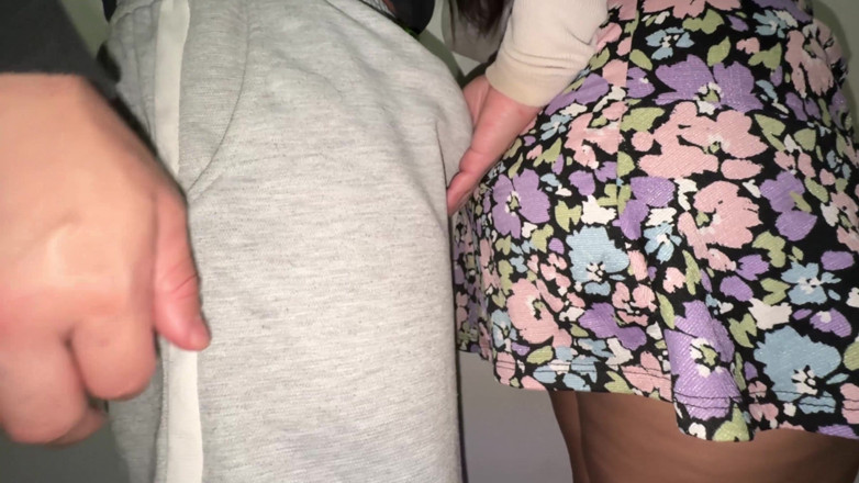 CoupleOfHotSins: A Stranger Touches a Stranger's Skirt with His Dick and...