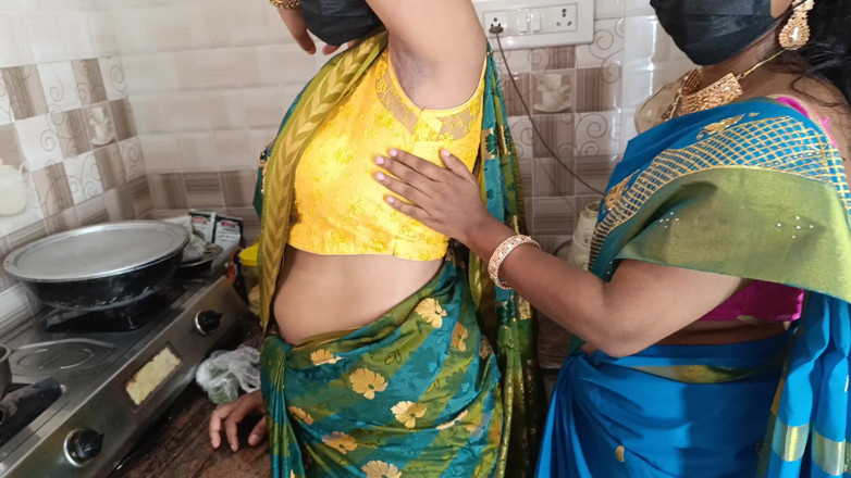 Palani69: किचन लेस्बियन रोमांस