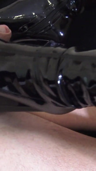 Brat Girls Boot Job Fetish Nylon Panty Facesitting