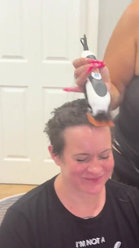 Shaving Quinn’s Head