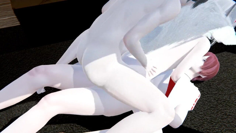 Yaoitube: Yaoi Femboy - Foxy Dvojitá penetrace