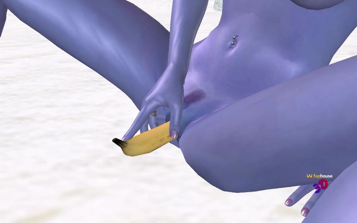 3D Cartoon Porn: (3d Cartoon sexvideo) - ein freches elfenmädchen masturbiert in der nähe...