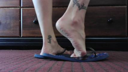 Abby Anna: Natural shoe play flipflops