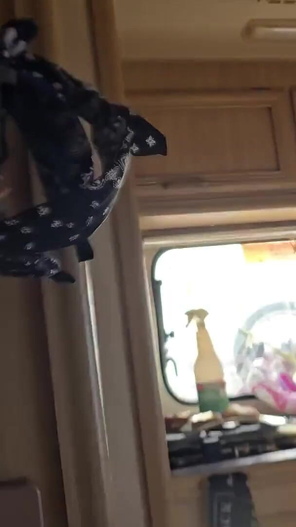 Jimbob Star Straight: Jimbob Star și Sassy Suck N Futai în public în camper