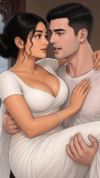 India caliente viuda solitaria encuentro apasionado con hombre mayor cariñoso - parte 2