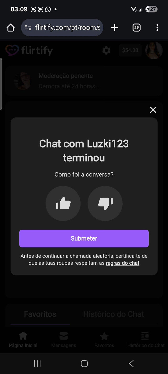 Renatinharj: Ik belde Vanessinha en masturbeerde op haar