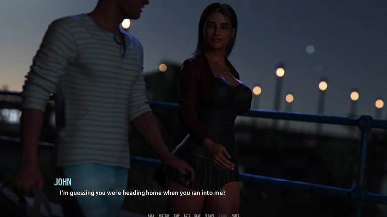 3D Cartoon Porn: Domino Beach 2: доленосна нічна прогулянка Джонні з Емілі