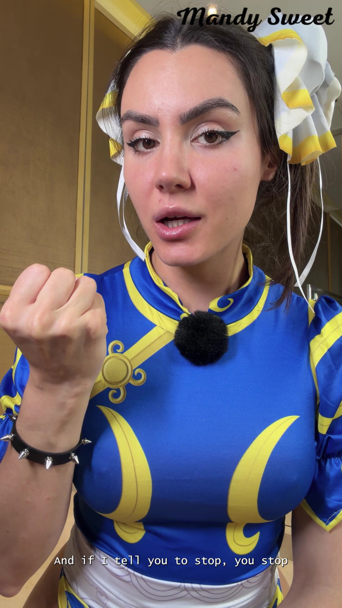 Mandy Sweet studio: Masturbazione Guidata Chun-li! Cerca Di Non Venire Con Il Conto...