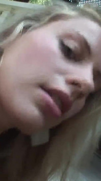 Blonde babe is feeling super horny