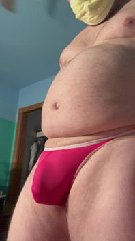 Small Cock Pink Thong