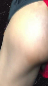 Slim Butt in Red Thong