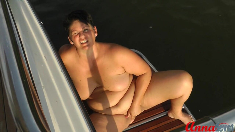 Anna Devot: Boat Special: Pissing and masturbating from bathing deck