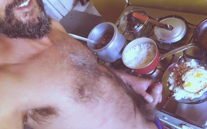 Stink HairyMale: Cum on Food - Vid 0