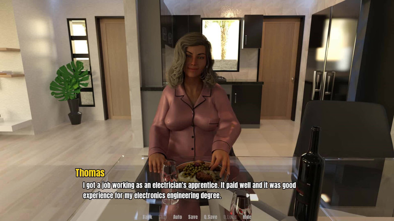 Dirty GamesXxX: Büyükannenin evi: seksi olgun orta yaşlı seksi kadın ile akşam...