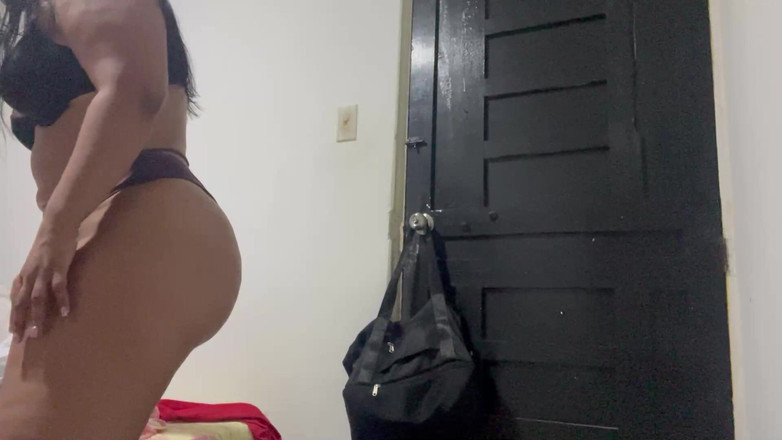 zendella usain: Thick Neighbor BBW Changing Clothes Finds Camera