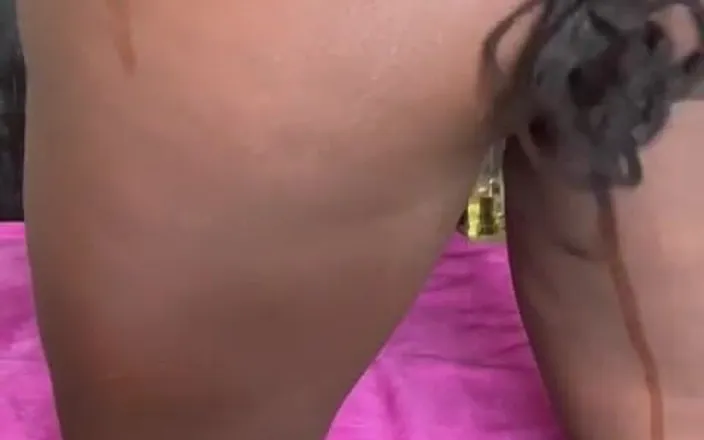 Nasty_hotbabe: Extremely Nasty! Big Assed Girl Inserts Panties Inside Her Asshole...